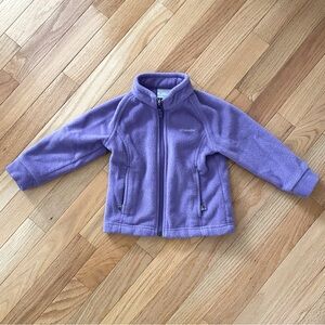 Columbia Benton Springs jacket. 2T purple fleece jacket.